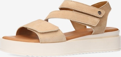 MANFIELD Sandale in beige, Produktansicht