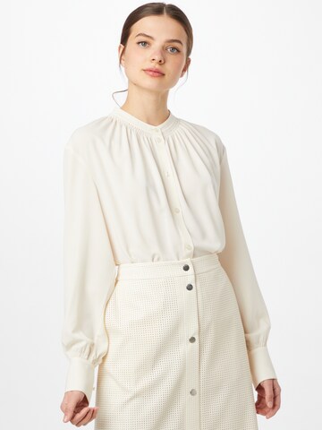 BOSS Orange Blouse 'Barila' in White: front