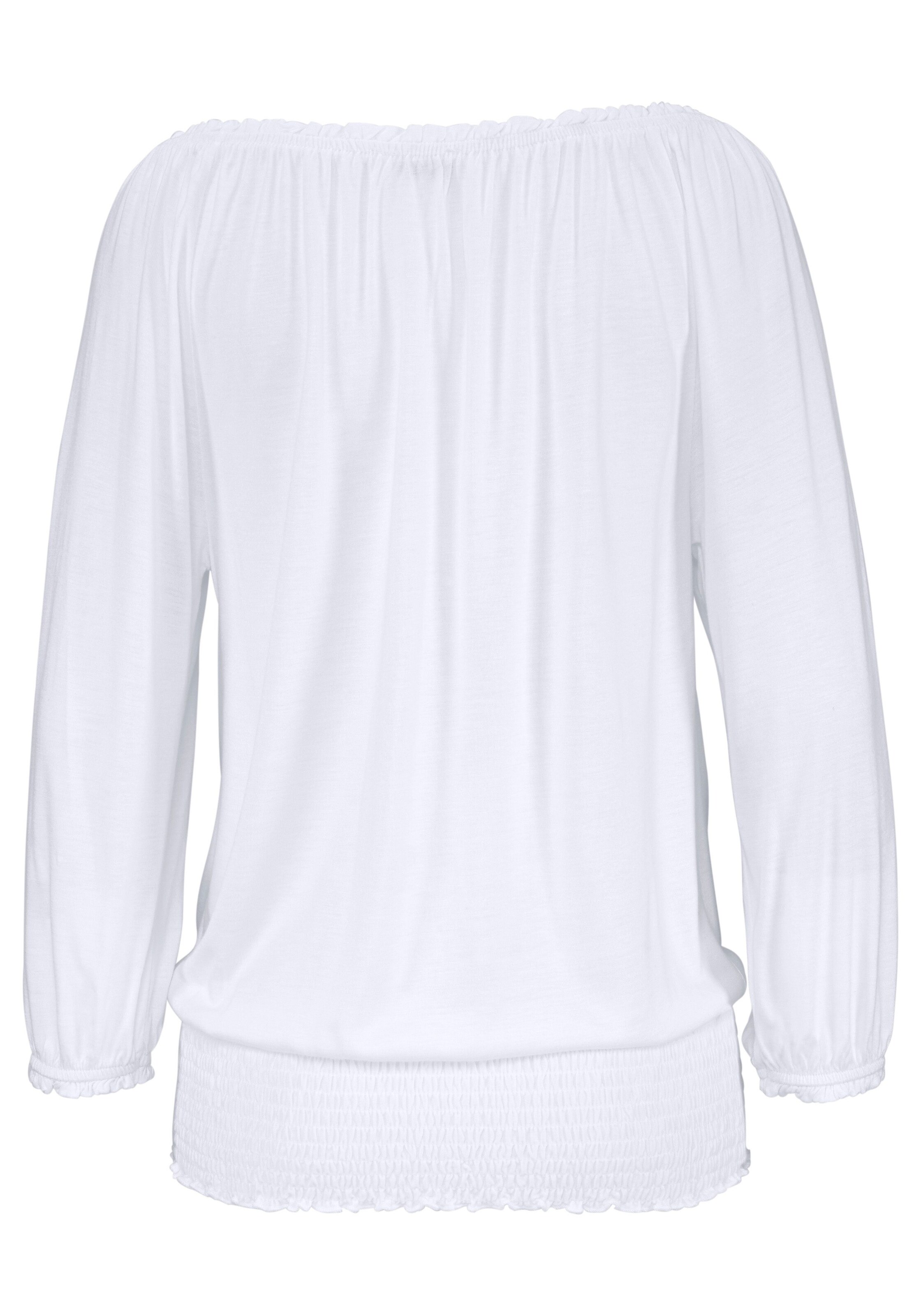 LASCANA Shirt in White