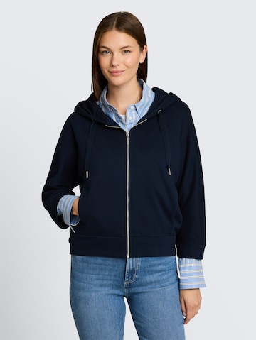 TOM TAILOR Sweatvest in Blauw: voorkant