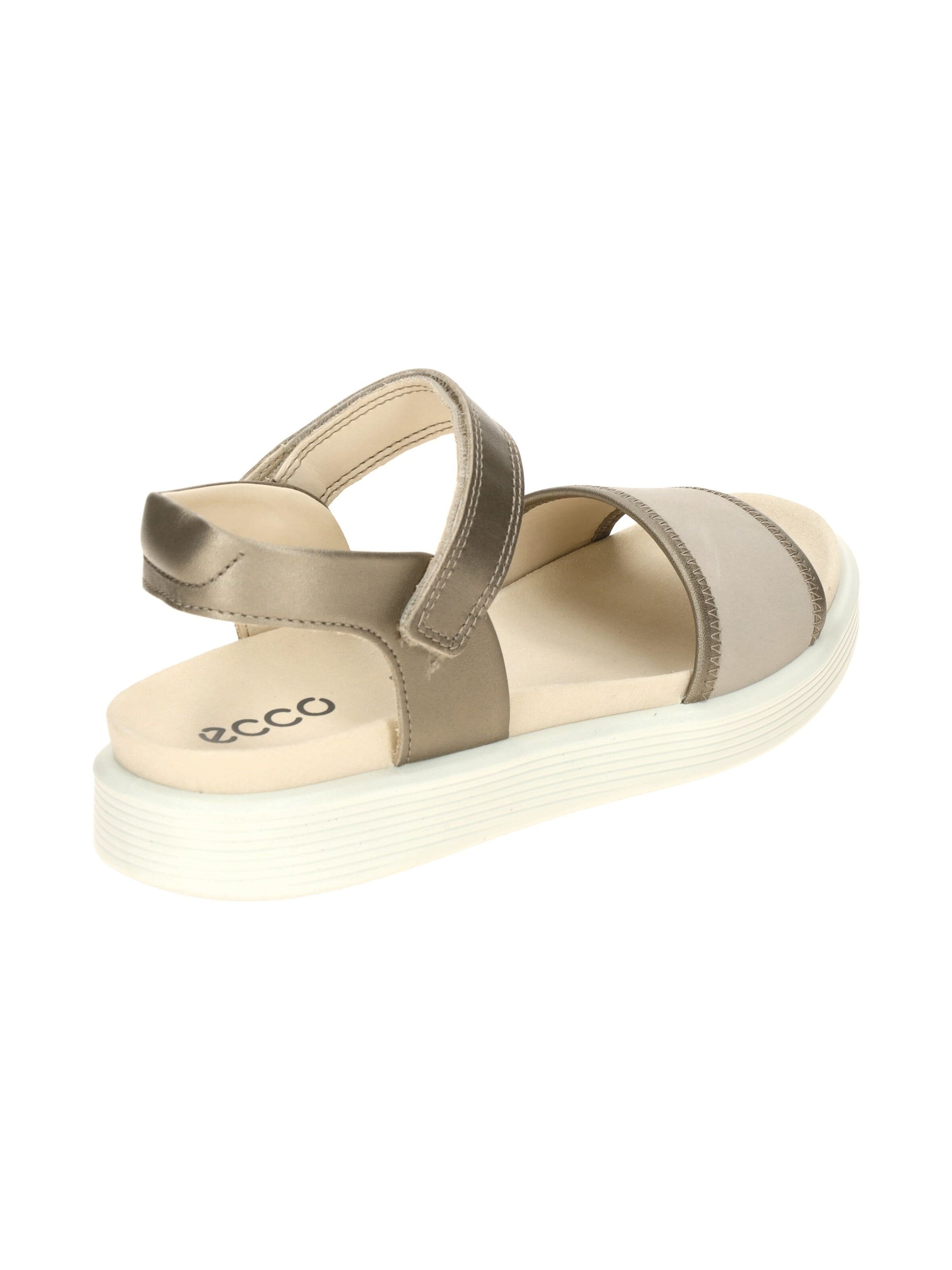 Sandalo 'Ecco Soft Sandalen grau metallic Riemen 238823' di ECCO in grigio