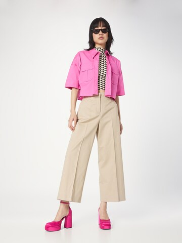 Weekend Max Mara Loose fit Pleated Pants 'ZIRCONE' in Beige