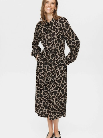 NÜMPH Blusekjole ' HANA ' i brun