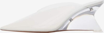 MANGO Mules 'Friday' in Silver / Transparent / White, Item view