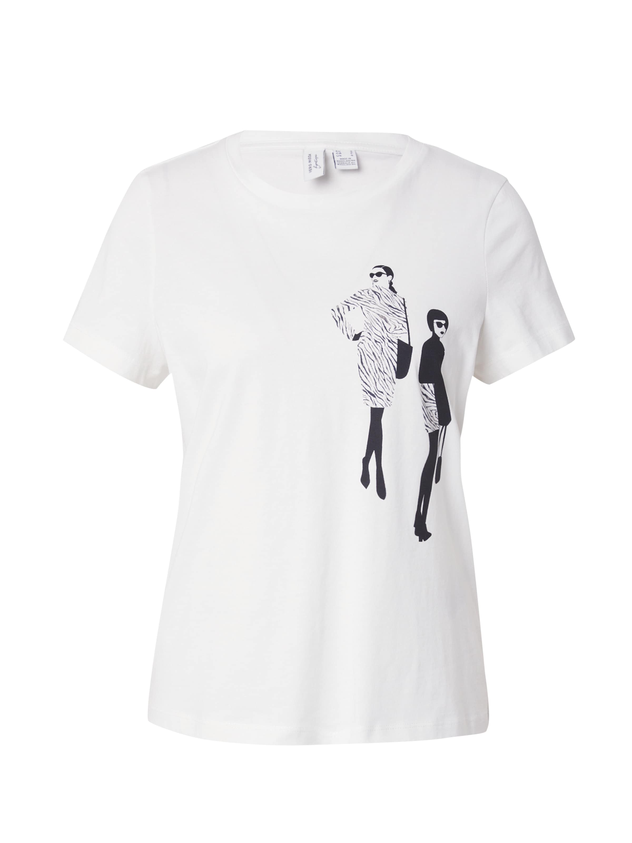 VERO MODA Μπλουζάκι 'VMDEBRA' σε λευκό: μπροστά