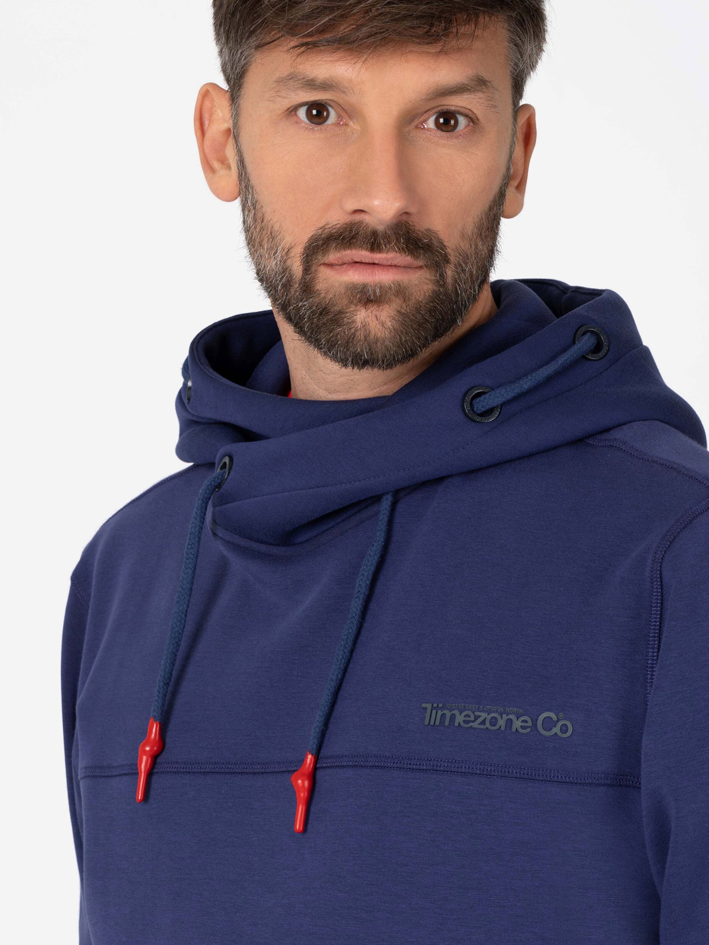 Männer Sweat TIMEZONE Sweatshirt in Marine - TP90828 Männer Sweat TIMEZONE Sweatshirt in Marine - TP90828