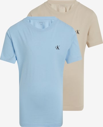 bēšs Calvin Klein Jeans T-Krekls: no priekšpuses