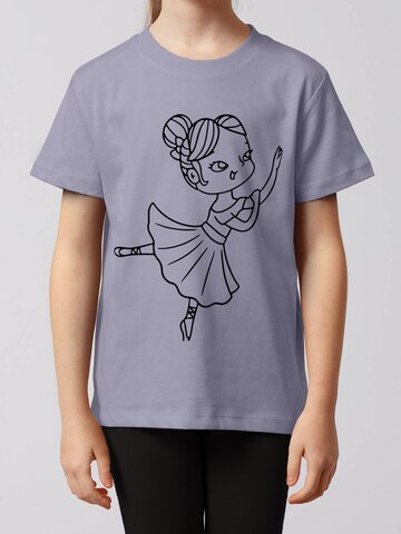 T-Shirt 'Ballerina' watabout.kids en bleu : devant
