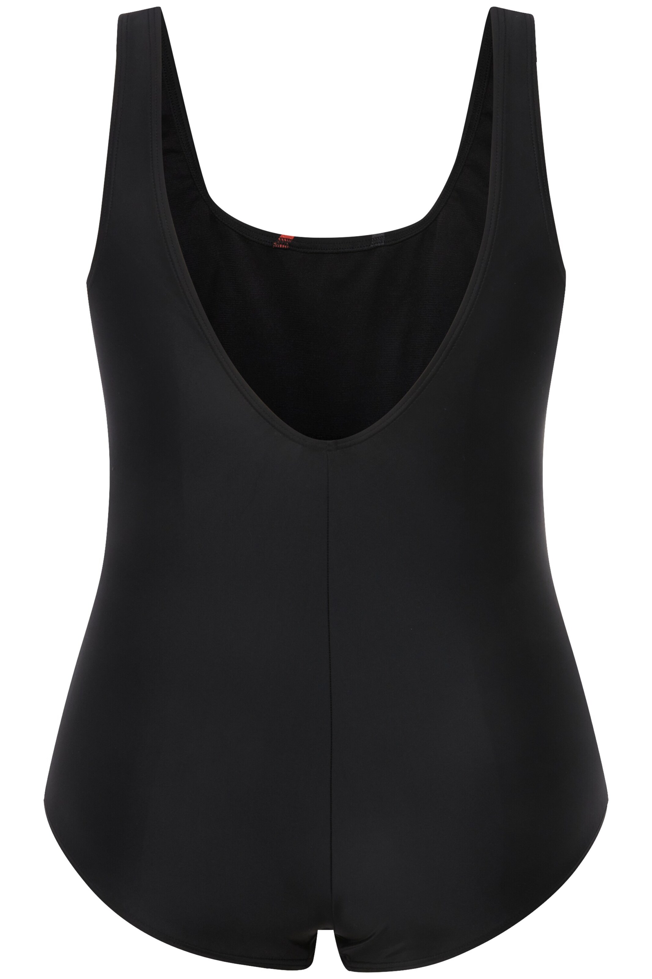 Ulla Popken T-shirt Swimsuit in Black
