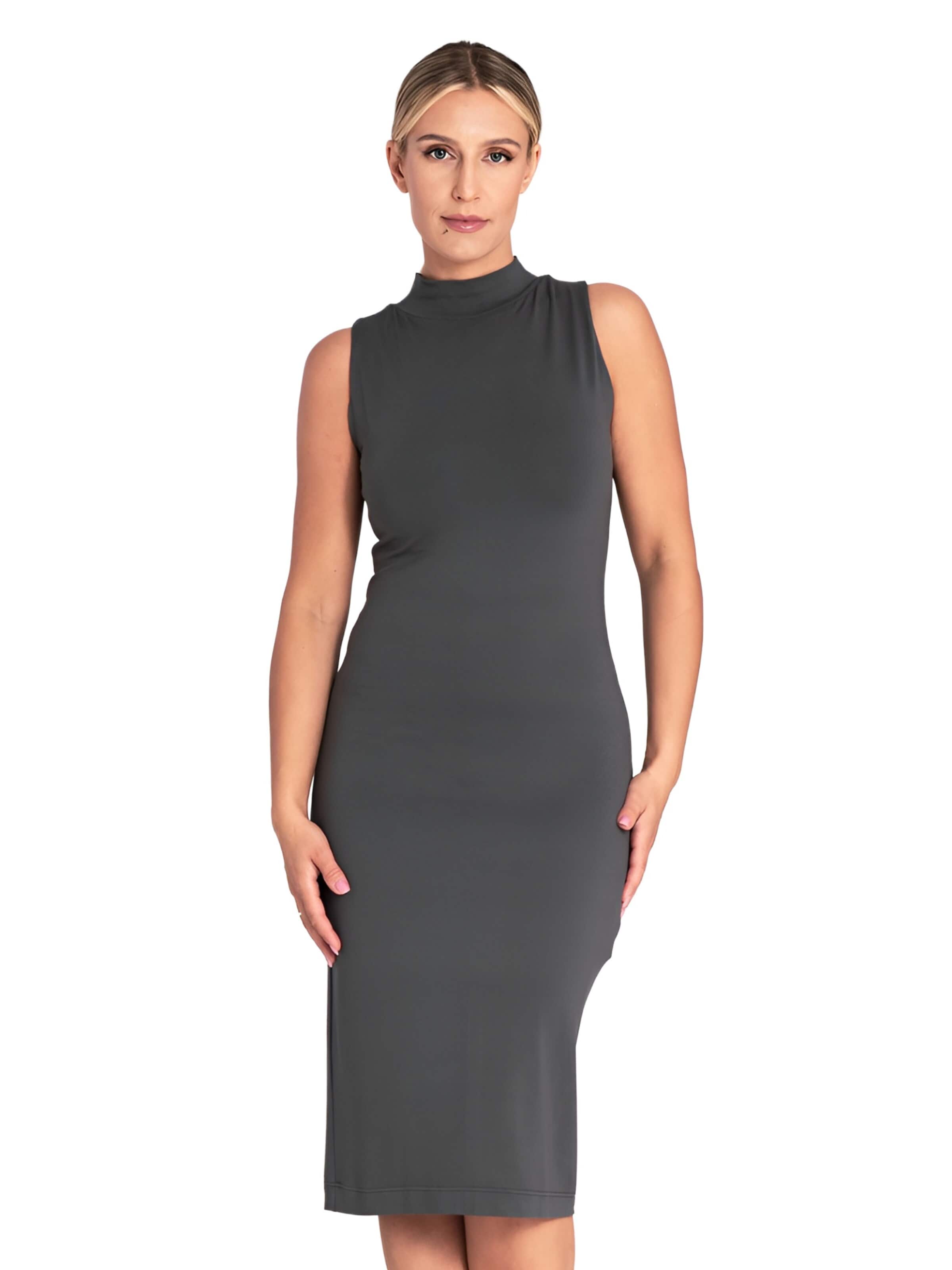 amorubi.com Dress in Grey: front