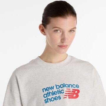 new balance Shirt 'Athletics Premium' in Grijs