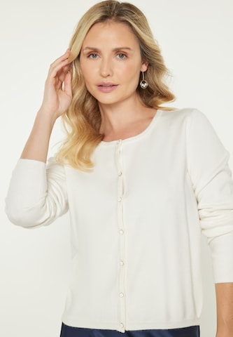 Cardigan 'Classic' usha BLACK LABEL en blanc