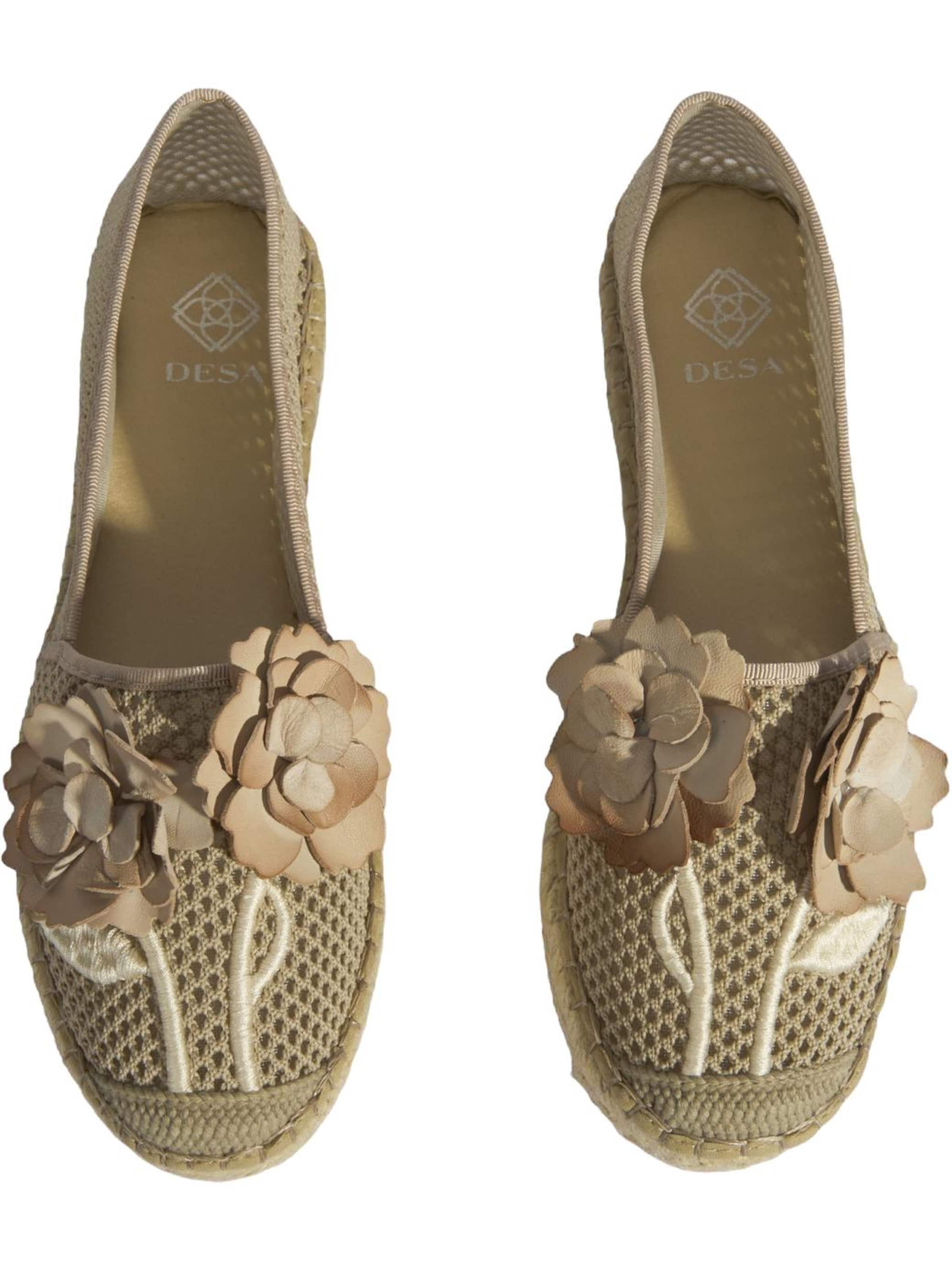 Desa Espadrilles 'Slip-Ons'‌‌‌‌‌‌‌ in Braun