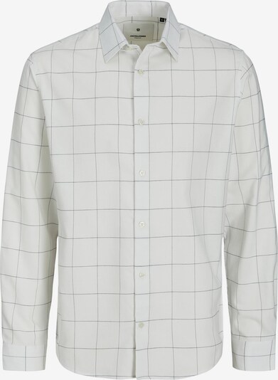 JACK & JONES Overhemd 'ARTHUR' in de kleur Crème / Zwart, Productweergave