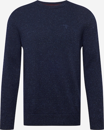 Barbour Sweater 'Tisbury' in Blue: front