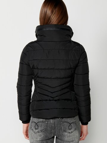Veste mi-saison KOROSHI en noir