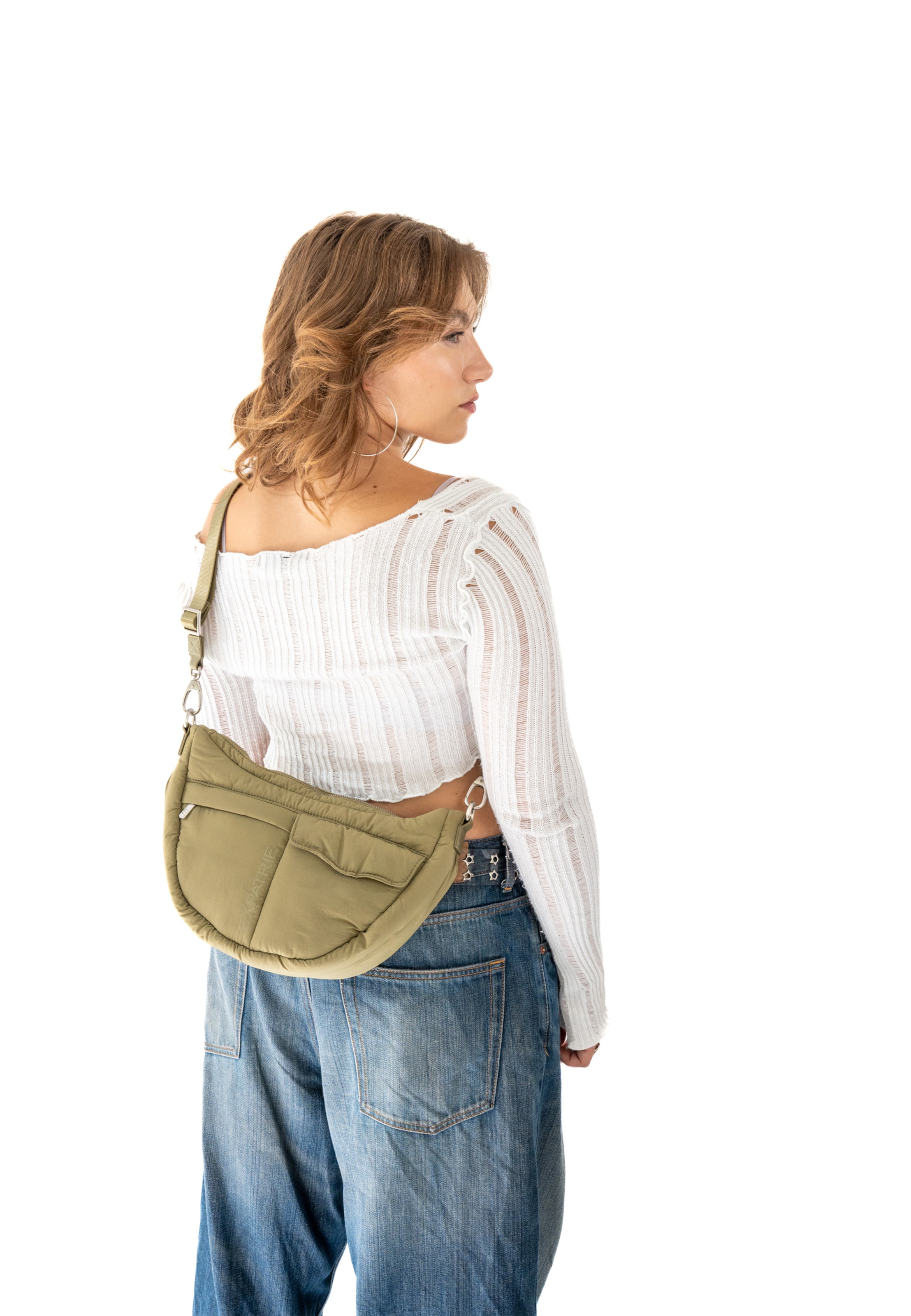 Expatrié Сумка через плечо 'Vivy' в Зеленый: спереди