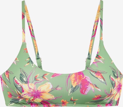 Bikinio viršutinė dalis 'Malia' iš LASCANA, spalva – geltona / žalia / šviesiai žalia / rožinė, Prekių apžvalga