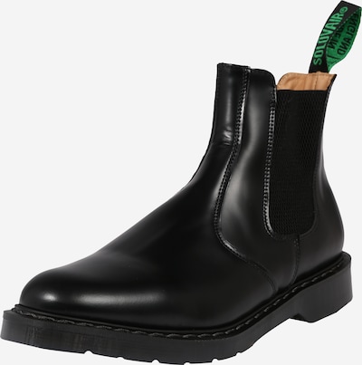 Solovair Chelsea Boots 'Dealer' en noir, Vue avec produit