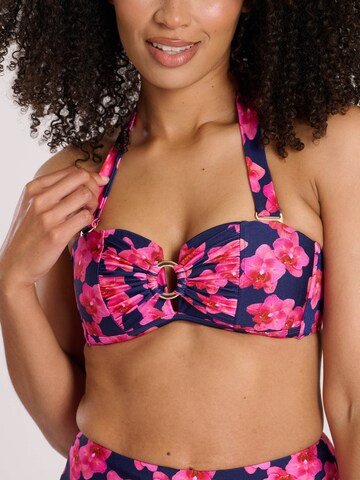 South Beach Bandeau Bikini in Roze