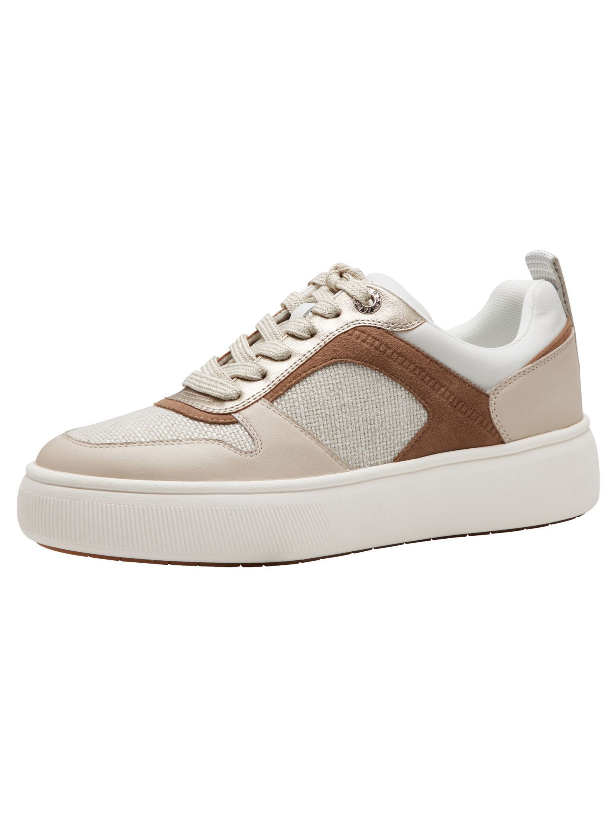 Tamaris Sneaker in beige / kitt / braun, Produktansicht