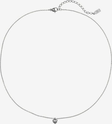 Hey Happiness Kette 'Heart Bold' in Silber: Vorderseite