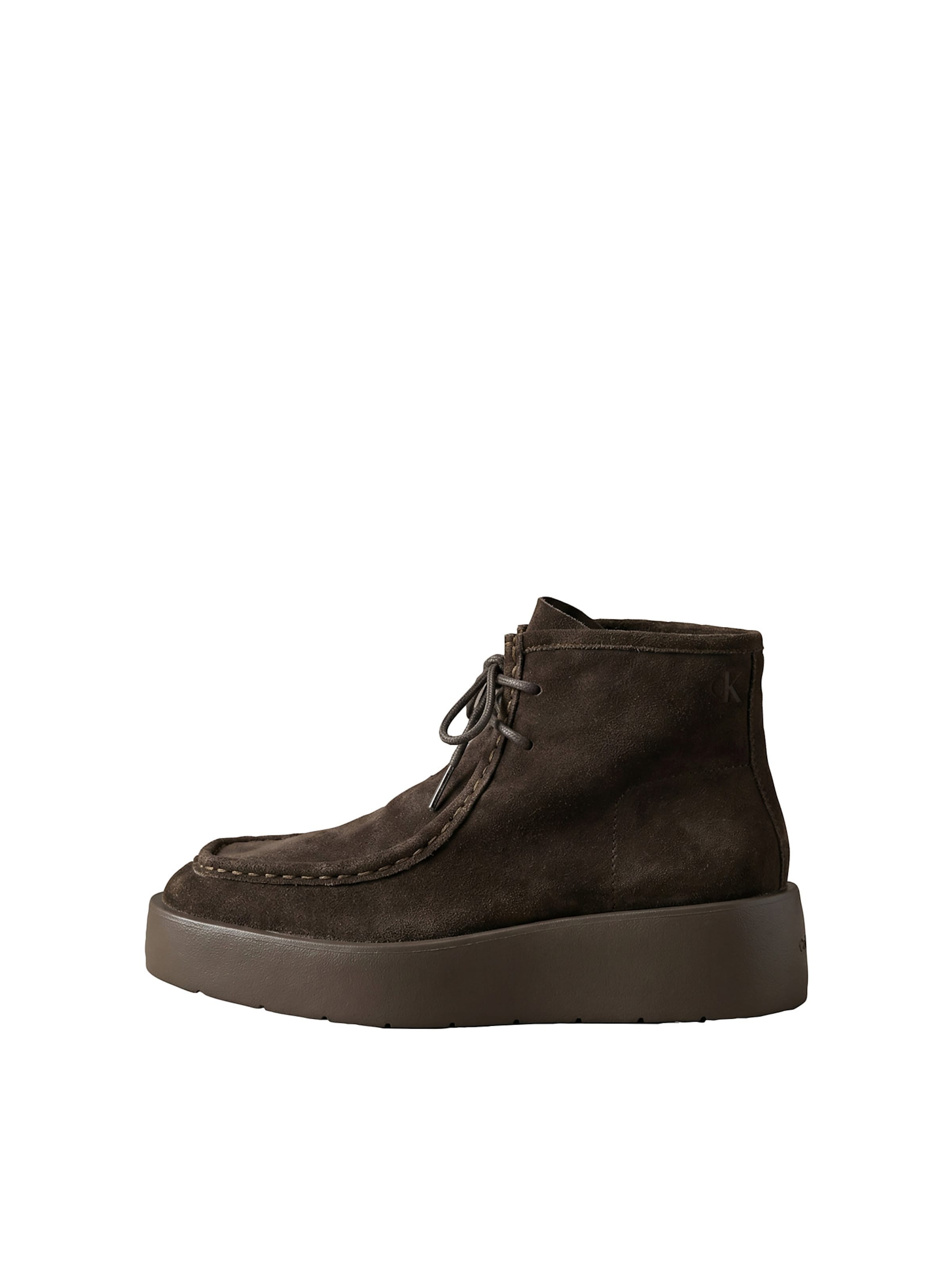Calvin Klein Schnürstiefelette in Braun: Vorderseite