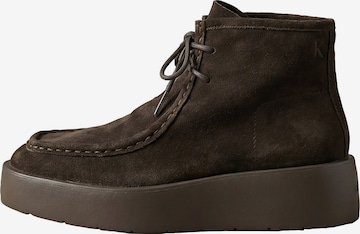 Calvin Klein Schnürstiefelette in Braun: Vorderseite