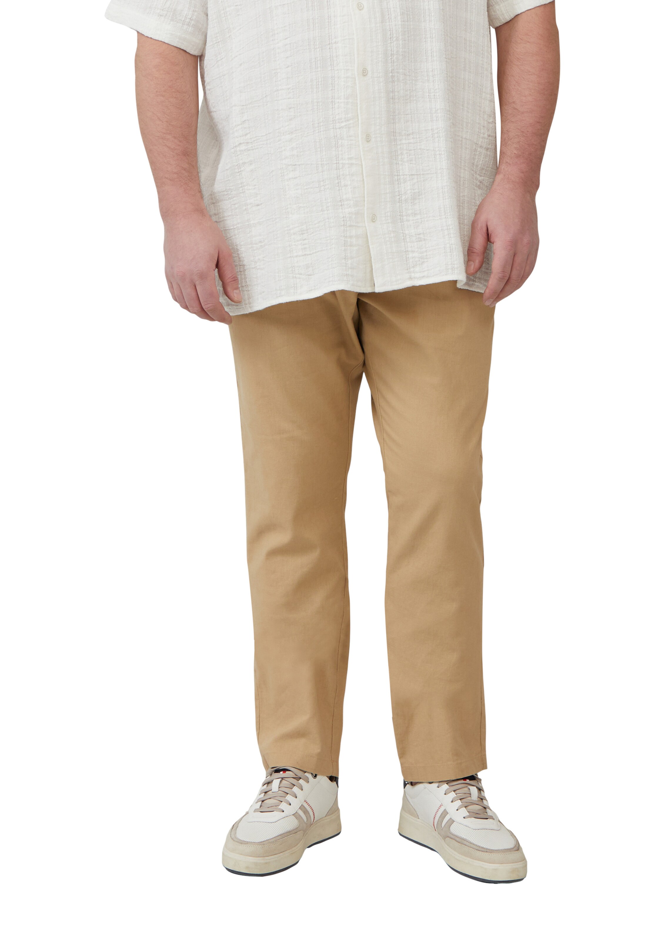 Loosefit Pantalon 'Detroit' s.Oliver Red Label Big & Tall en beige