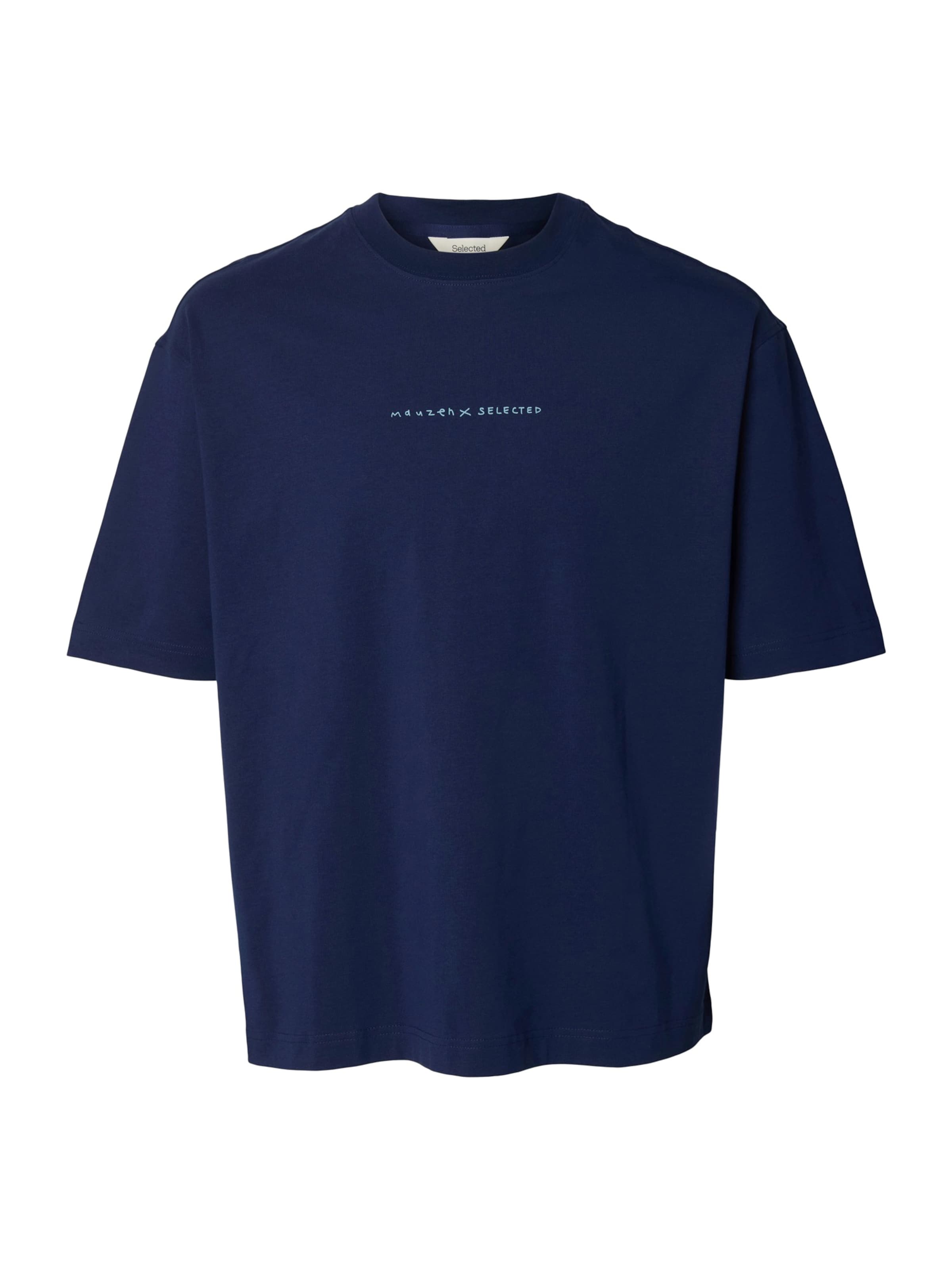 SELECTED - Camiseta 'SLHNORMAN' en azul: frente