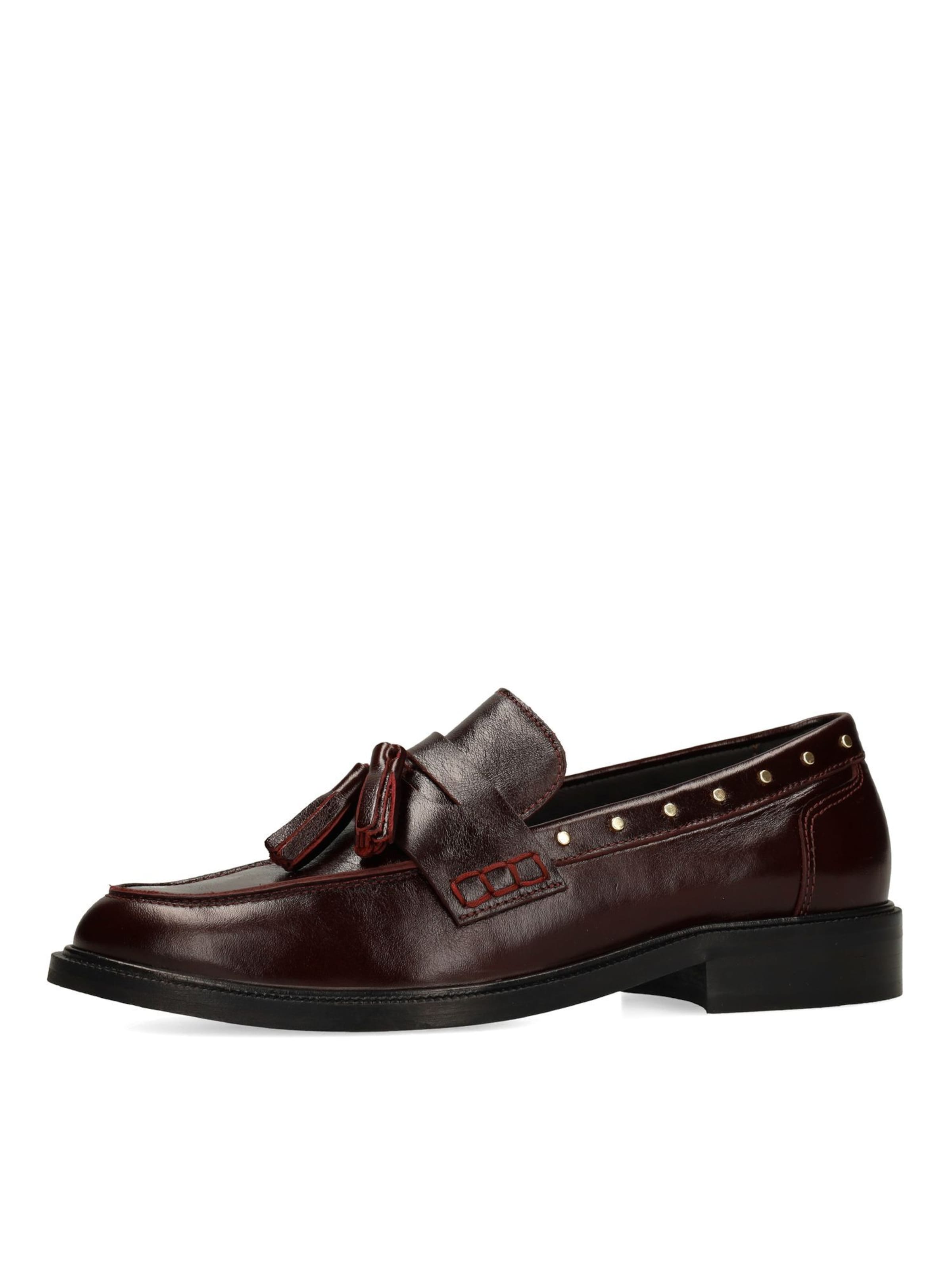 Chaussure basse MANFIELD en rouge : devant