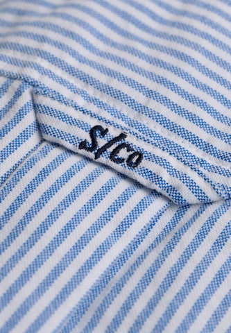 Superdry & Co Regular fit Button Up Shirt in Blue