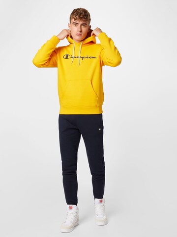 Champion Authentic Athletic Apparel Regularny krój Bluzka sportowa w kolorze żółty