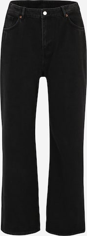 Monki Regular Jeans in Black: front