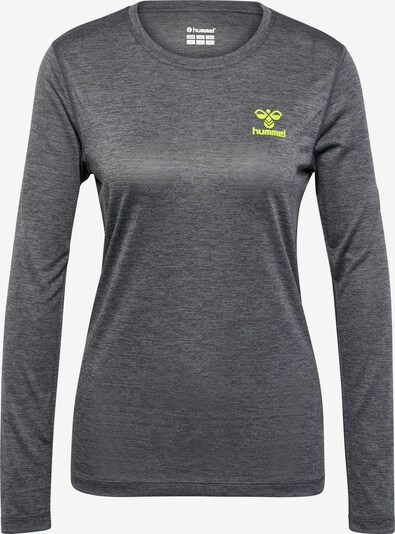 Hummel Functioneel shirt in de kleur Antraciet / Limoen, Productweergave