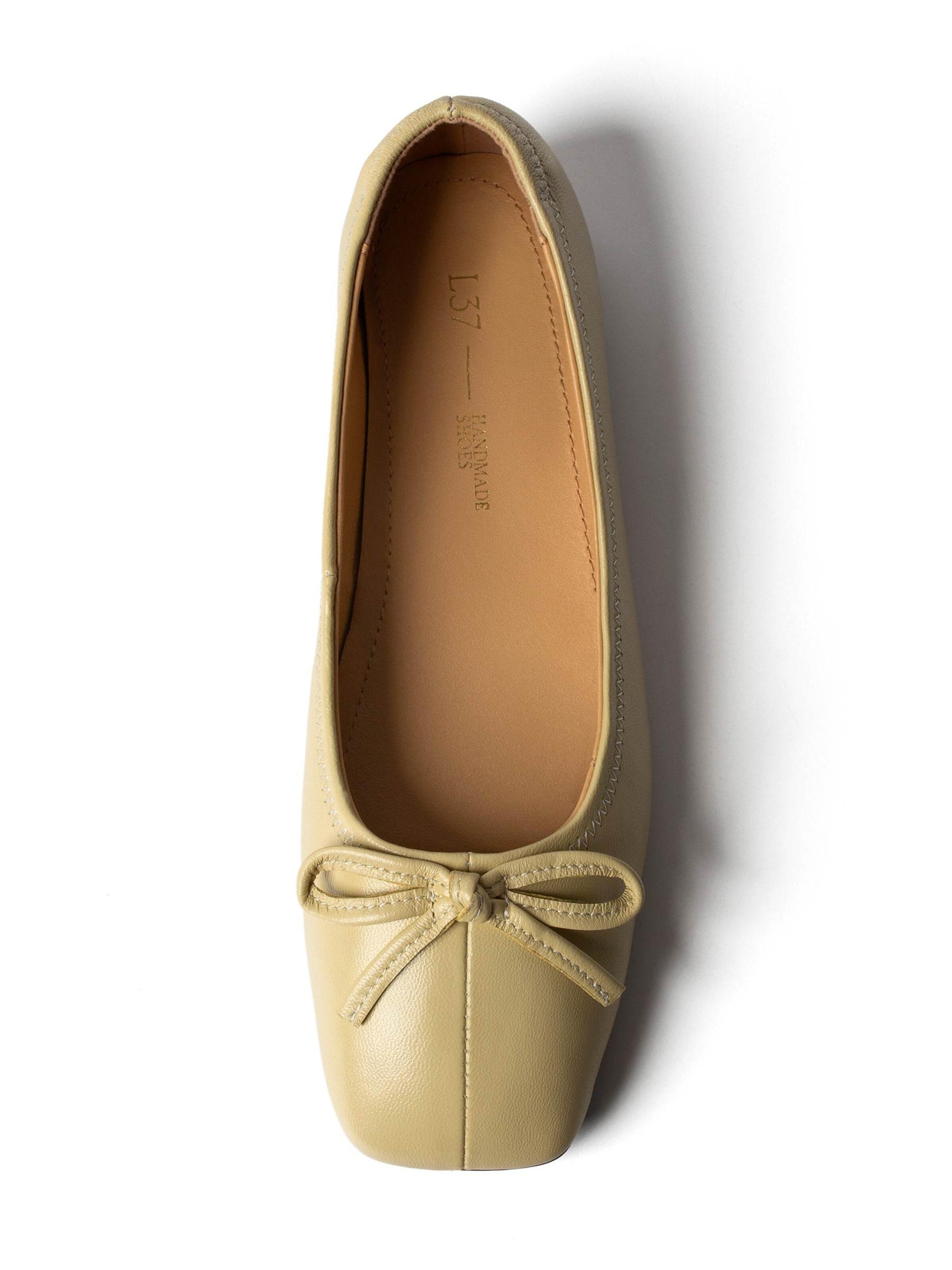 L37 HANDMADE SHOES Ballerinasko 'GOLDEN HOURS WE HAD' i gul