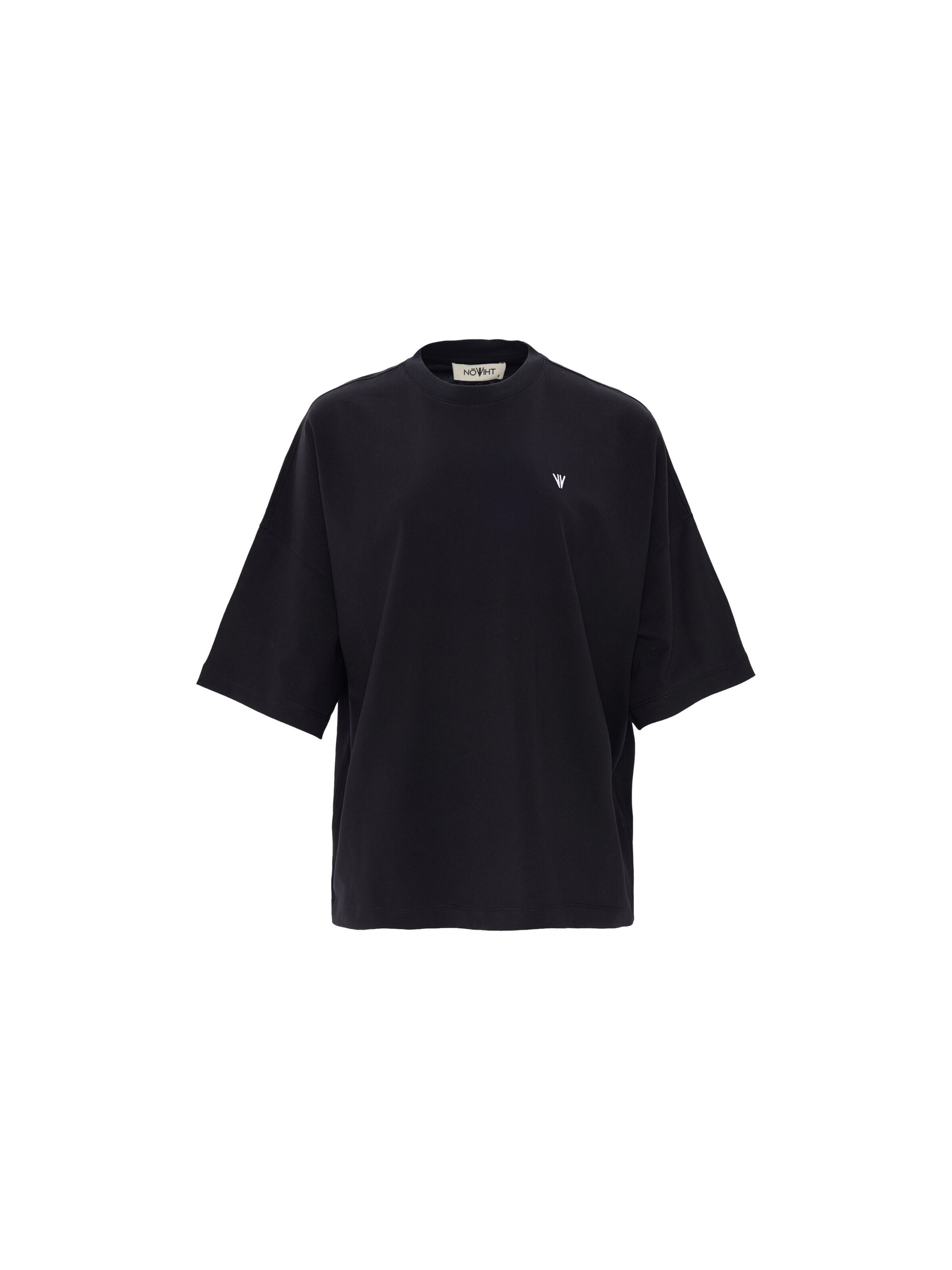 NOWIHT - Camiseta 'Cressida' en negro: frente
