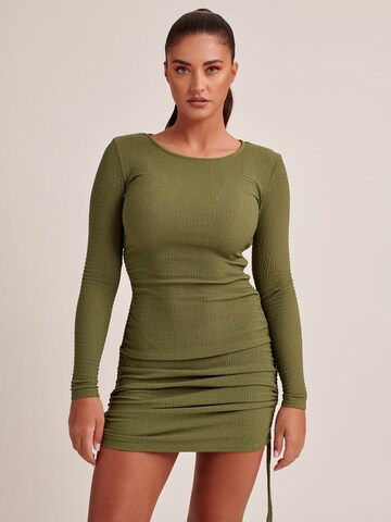 ABOUT YOU x Antonia Dress 'Ina' in Green: front