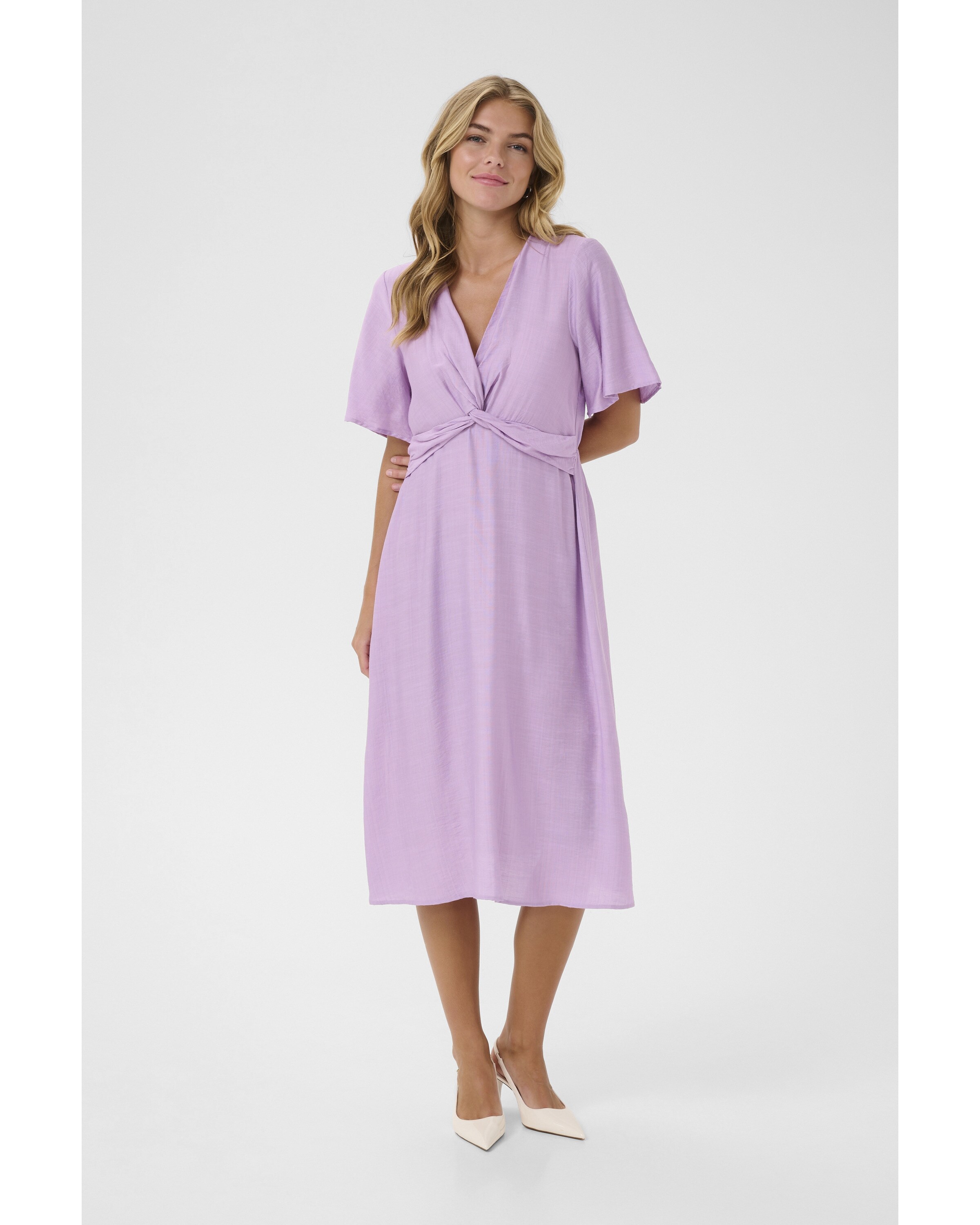 Kaffe Dress 'Jasmin' in Purple: front
