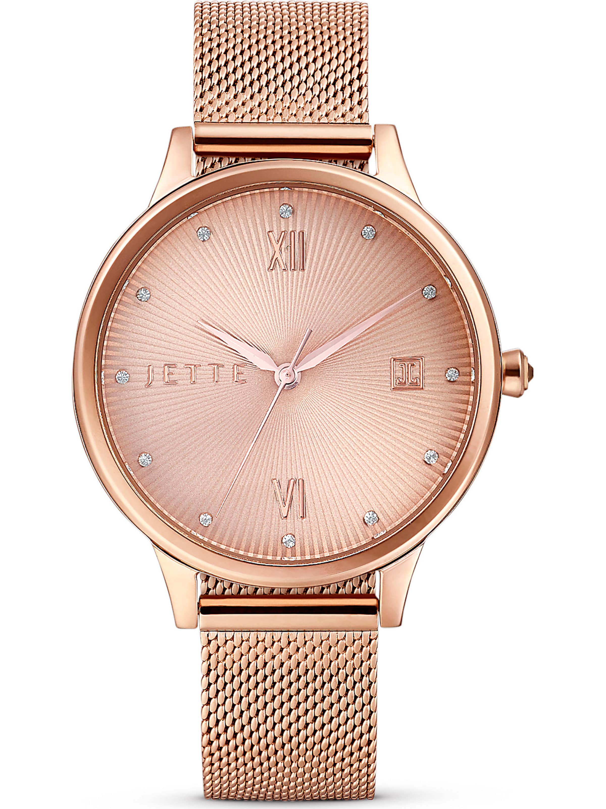 JETTE Analog Watch in Gold: front