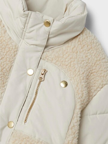 NAME IT Winter Jacket 'Malka' in Beige