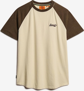 Superdry T-Shirt 'Essential' in Beige: Vorderseite