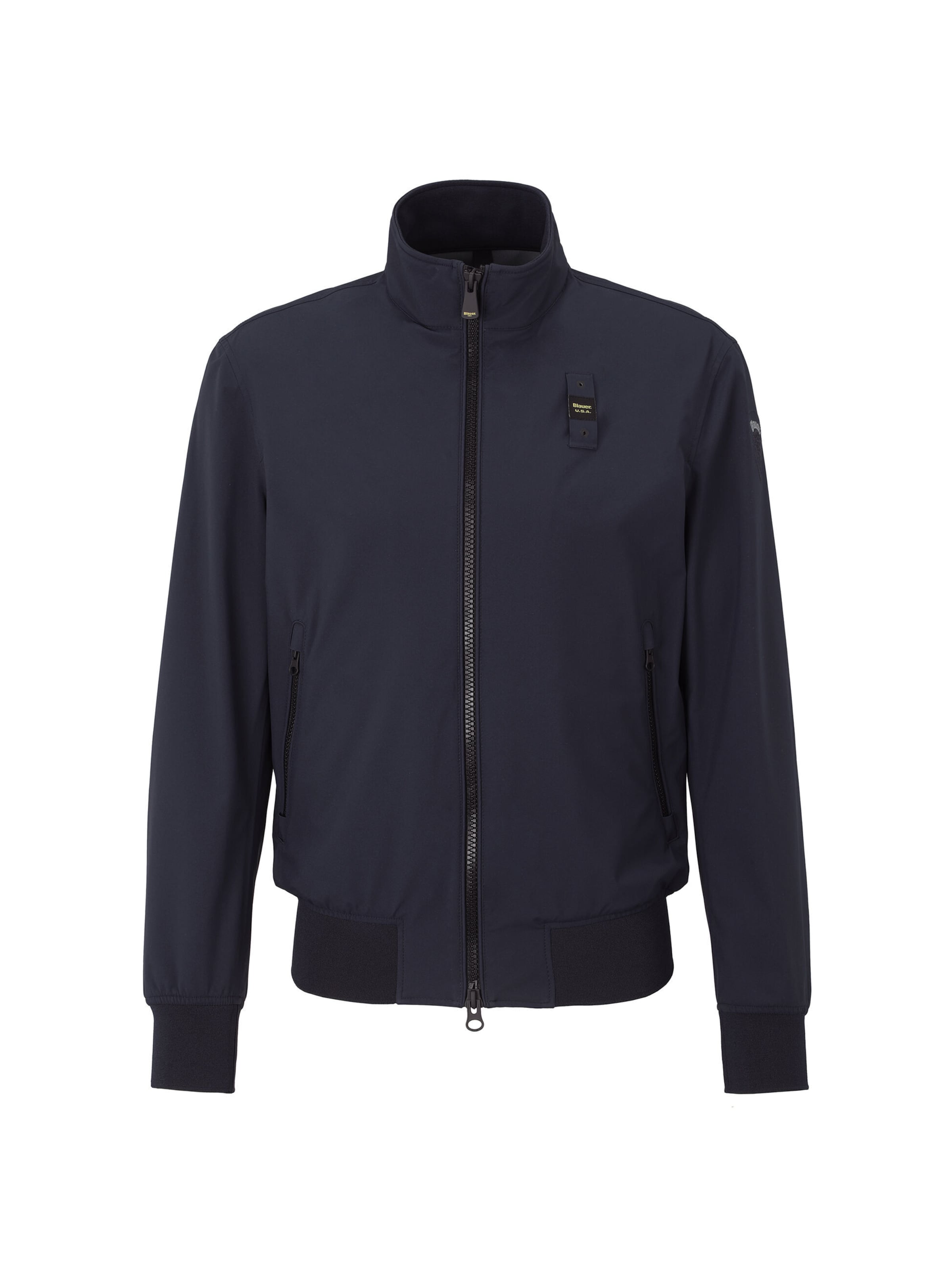 Blauer.USA Tussenjas 'Anson' in Blauw: voorkant