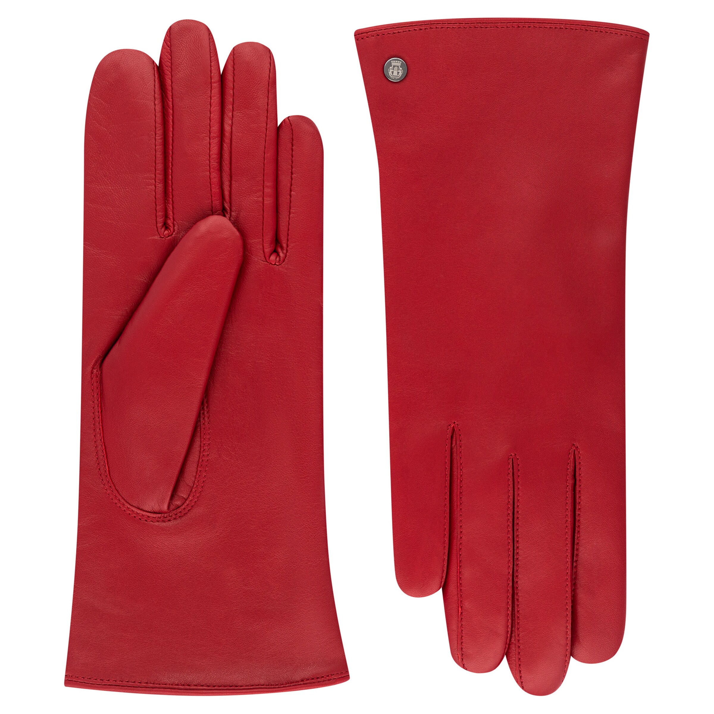 Roeckl Vingerhandschoenen 'SCHÖNEFELD' in Rood: voorkant