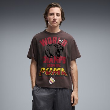 PUMA Shirt in Zwart: voorkant
