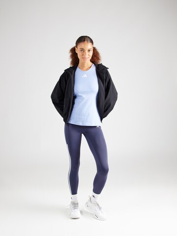 ADIDAS PERFORMANCE Top sportowy w kolorze niebieski