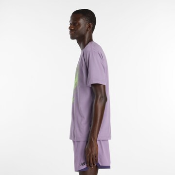 T-Shirt 'Vortex Performance T-Shirt' new balance en violet