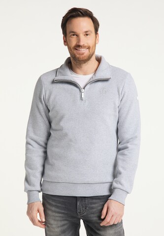 DreiMaster Maritim Sweatshirt in Grijs: voorkant