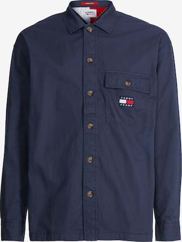 Tommy Jeans Regular Fit Hemd in Blau: predná strana