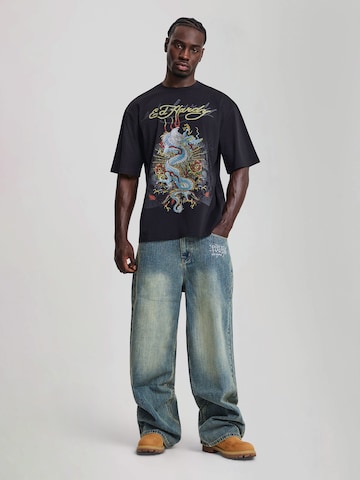 Ed Hardy T-Shirt in Schwarz